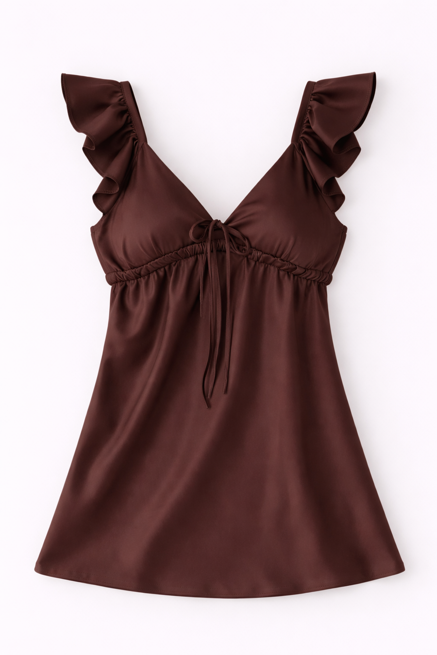 Top Satén Chocolate · Ángela