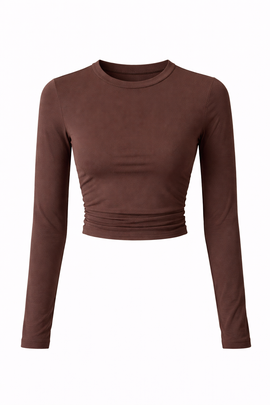 Top Largo Sin Costuras Chocolate · Jimena