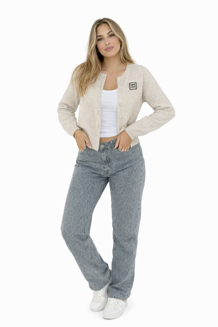 Cárdigan Amor Vainilla · Inés